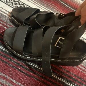 Madden Girl Black Strappy Sandals